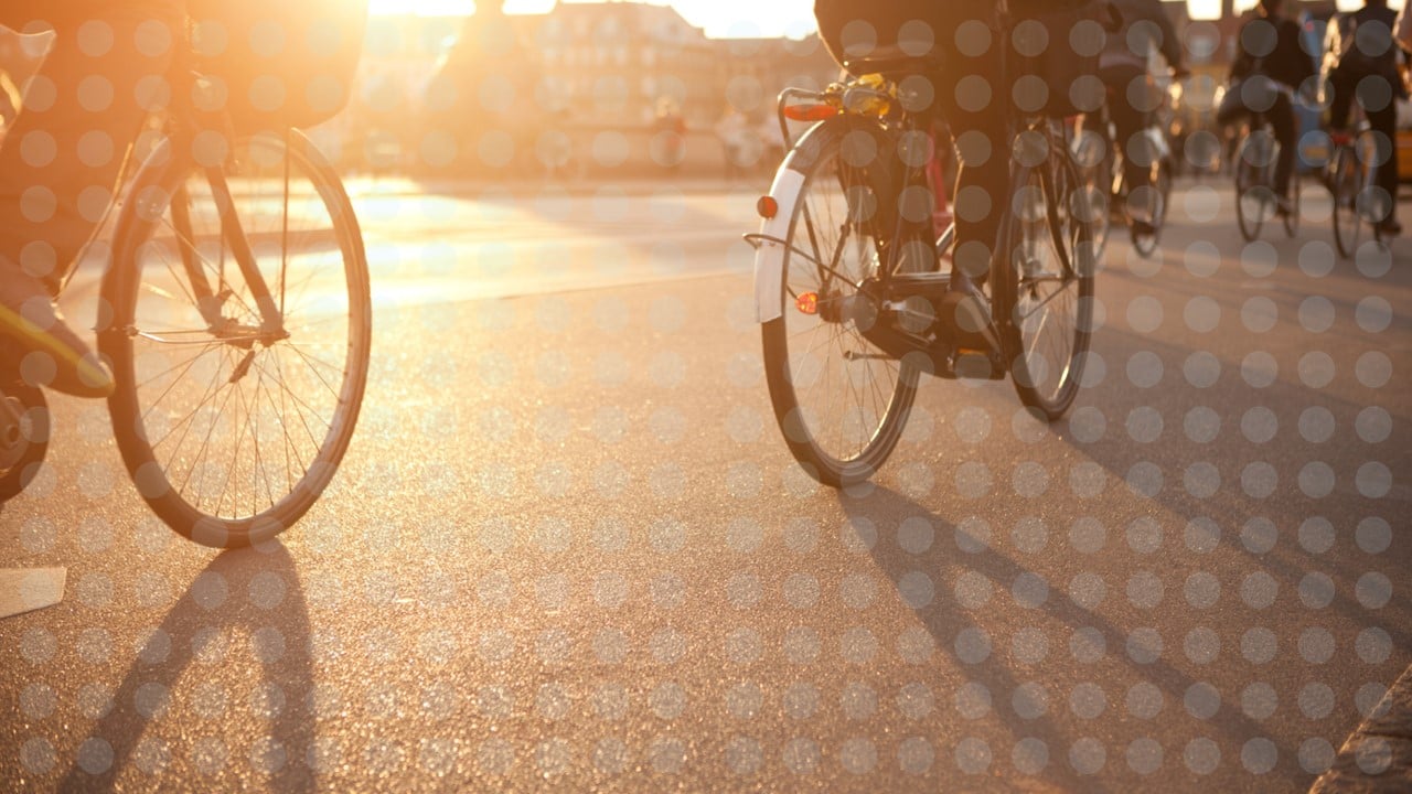 Cykler på cykelsti